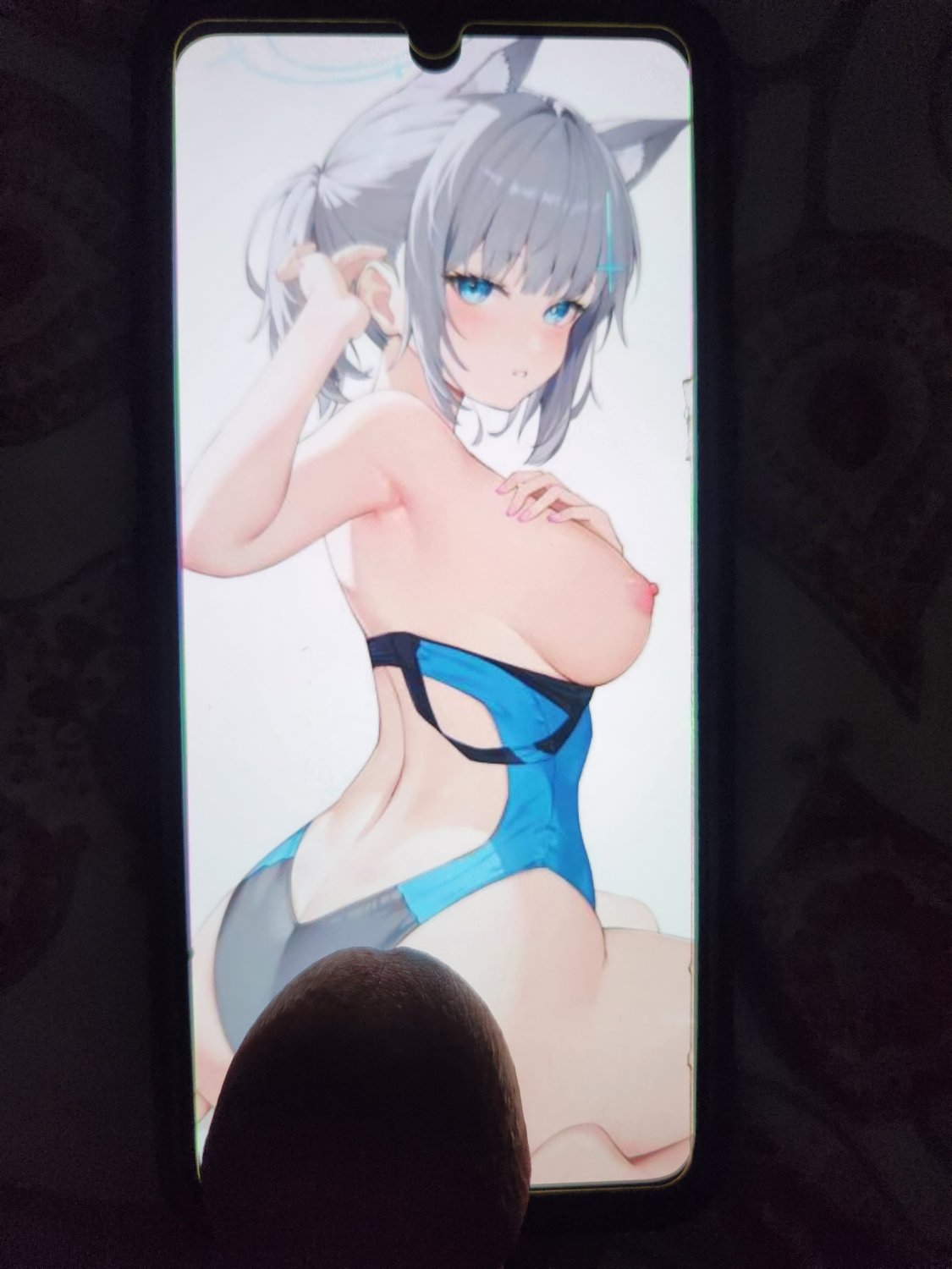 Shiroko in swimsuit (Blue Archive) SoP Cum #zVFbUQGc