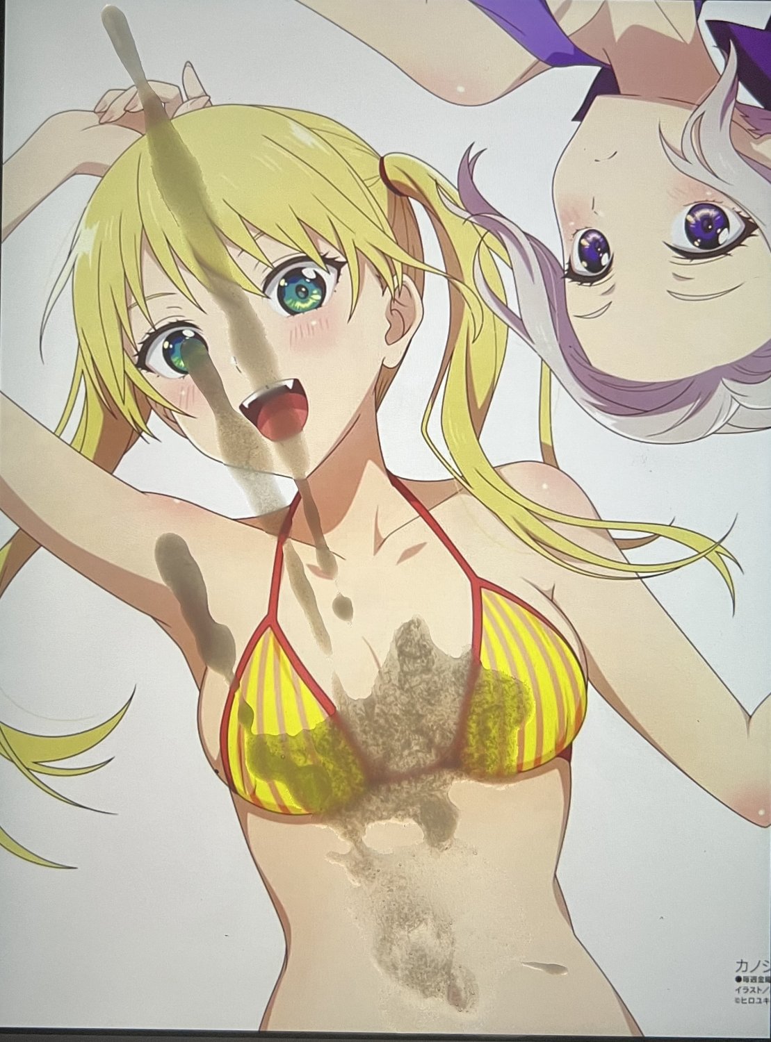 Hoshizaki Rika SoP 4 - Cum Tribute - Kanojo mo Kanojo #DWWg2GCH