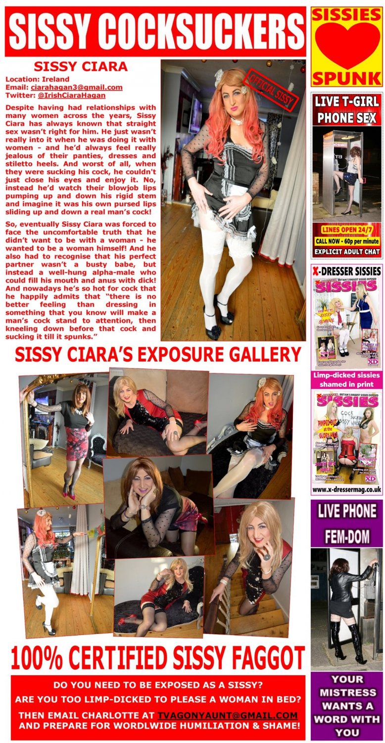 Sissy Ciara Hagan dolled up & ready to serve - X: @IrishCiaraHagan - (3. Gallery) #vsFd7swf