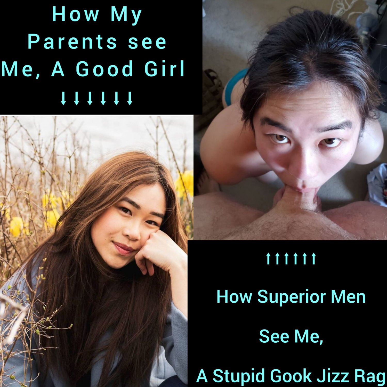 Flamingo the Gook spreads her kinks through bf. #TJjy93P2