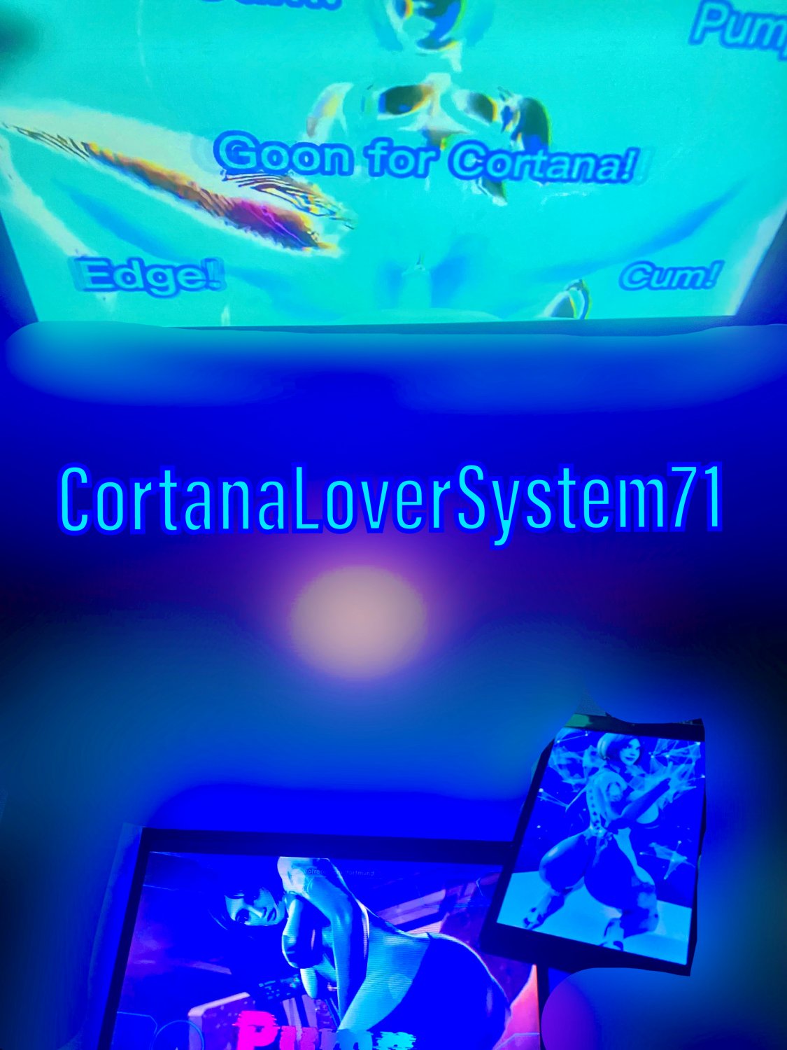 Goon for Cortana! 🥵🔥🩵💙💦 2023 V1 Plus Cortana Toy! & Cortana Cum Tribute! #BGzqxh4E