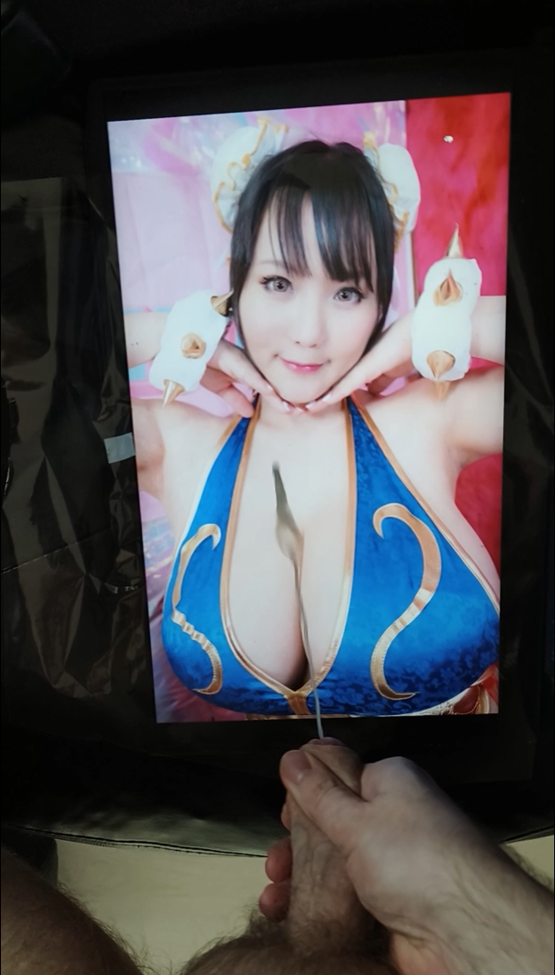 Kah0 Sh1buya Chun-Li Cosplay Cum Tribute #wEAJ9v8j
