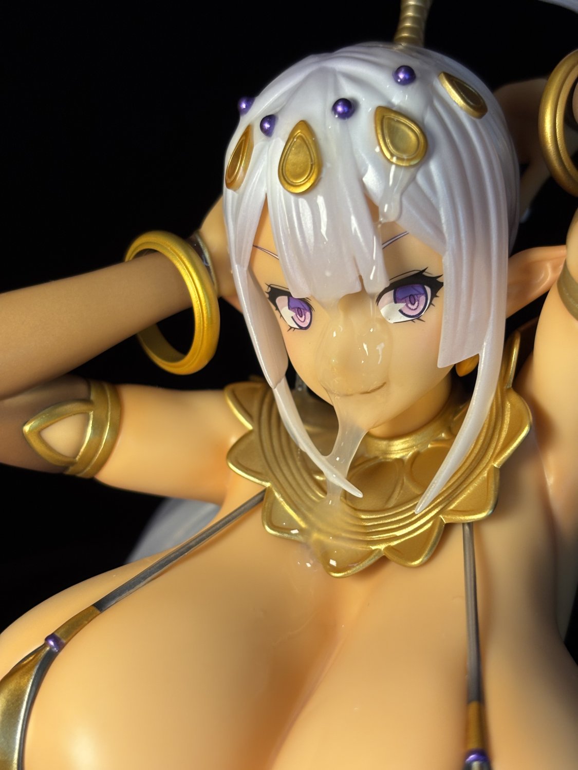 【#102】フィギュアぶっかけ ランプの魔神 ジーナさん | SOF Gina of the Lamp Figure Bukkake #LjFv2cS3