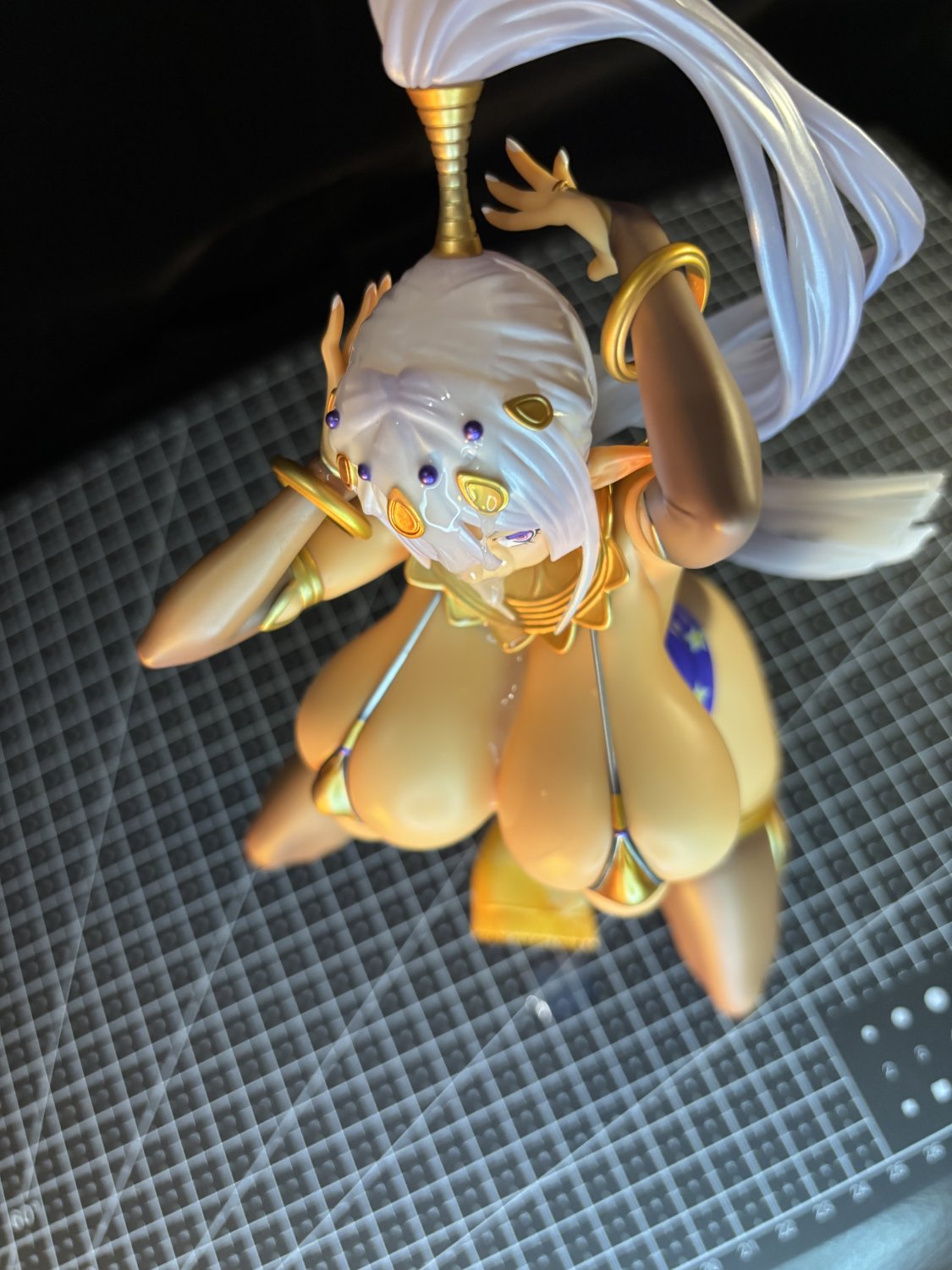 【#102】フィギュアぶっかけ ランプの魔神 ジーナさん | SOF Gina of the Lamp Figure Bukkake #OYU2lCcf