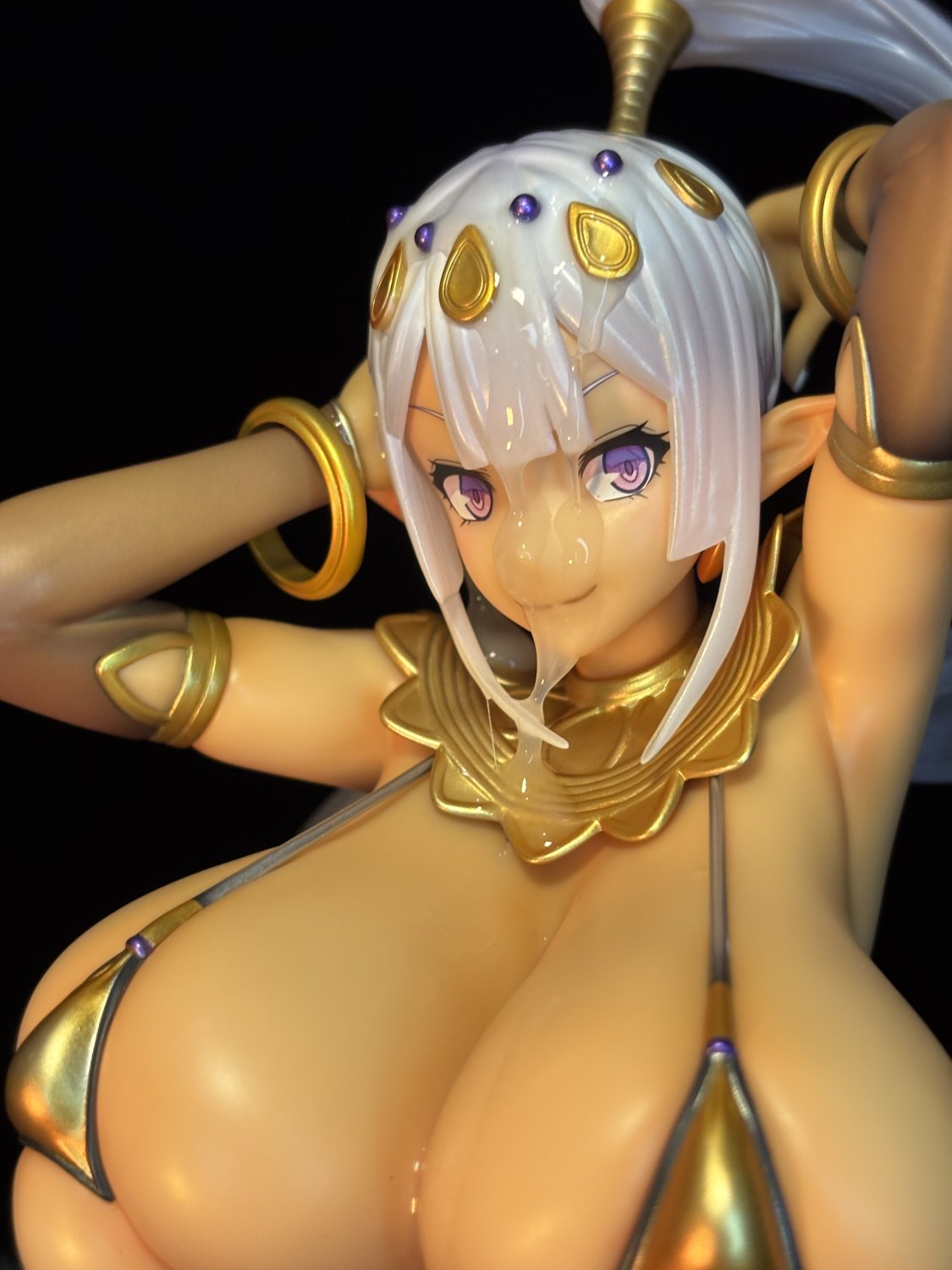 【#102】フィギュアぶっかけ ランプの魔神 ジーナさん | SOF Gina of the Lamp Figure Bukkake #vBsNh9ln