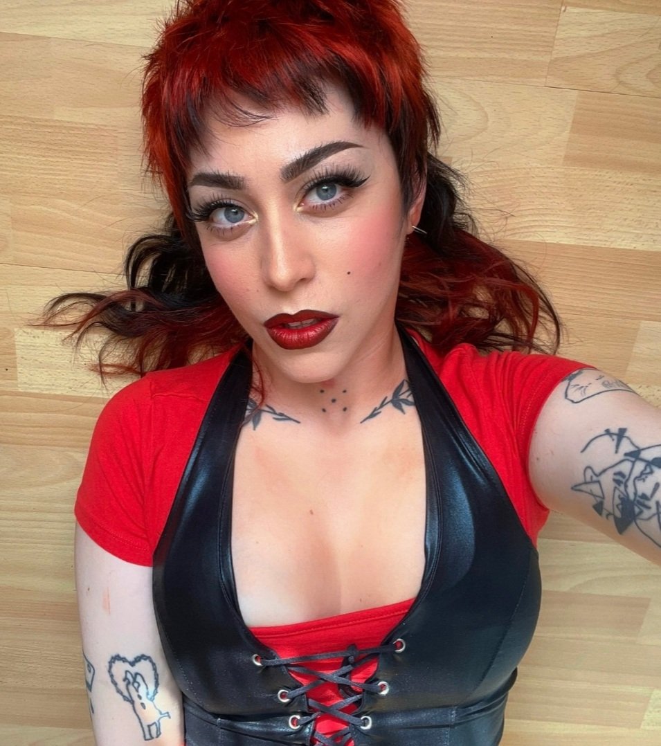 Hot Goth Teen Tattooed Non Nude #HWV56x69