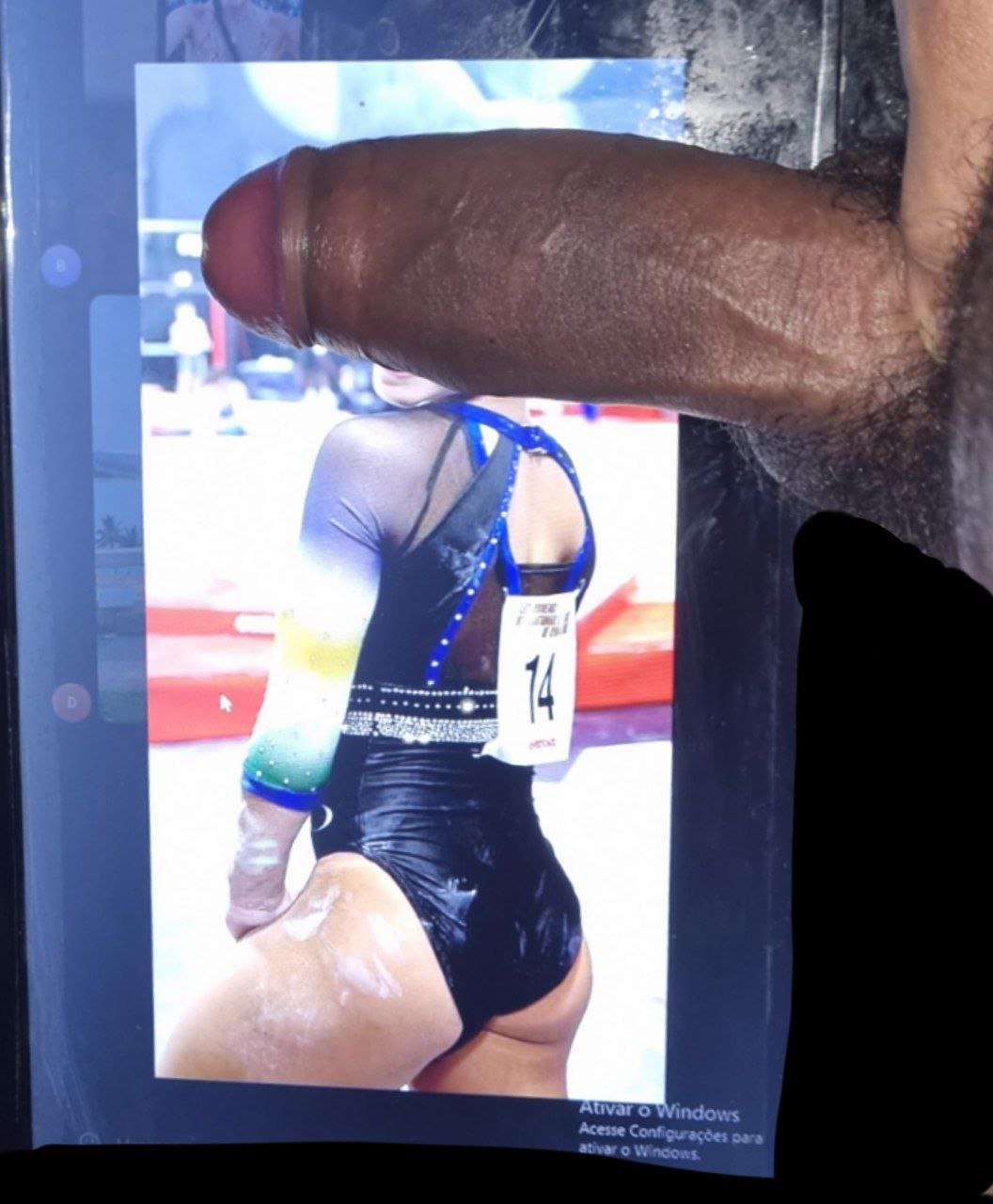 Cock Tribute Flavia Saraiva Flavinha saraiva Gymnastics Olympics #Pt24OUqY