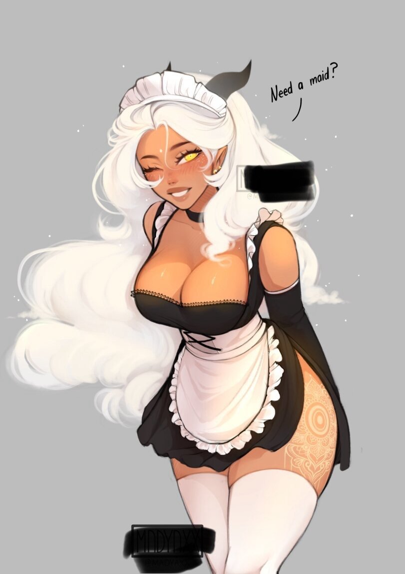 Cute horned girl #6G1lg1H5