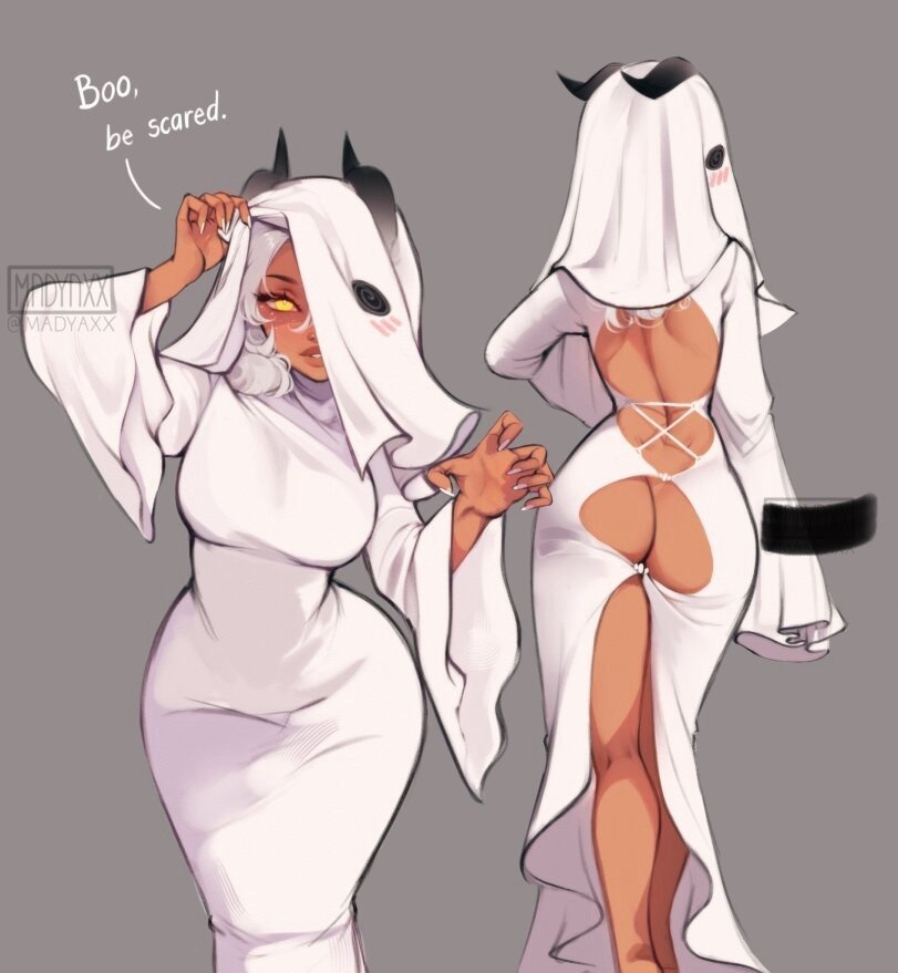Cute horned girl #EZBlzNBg