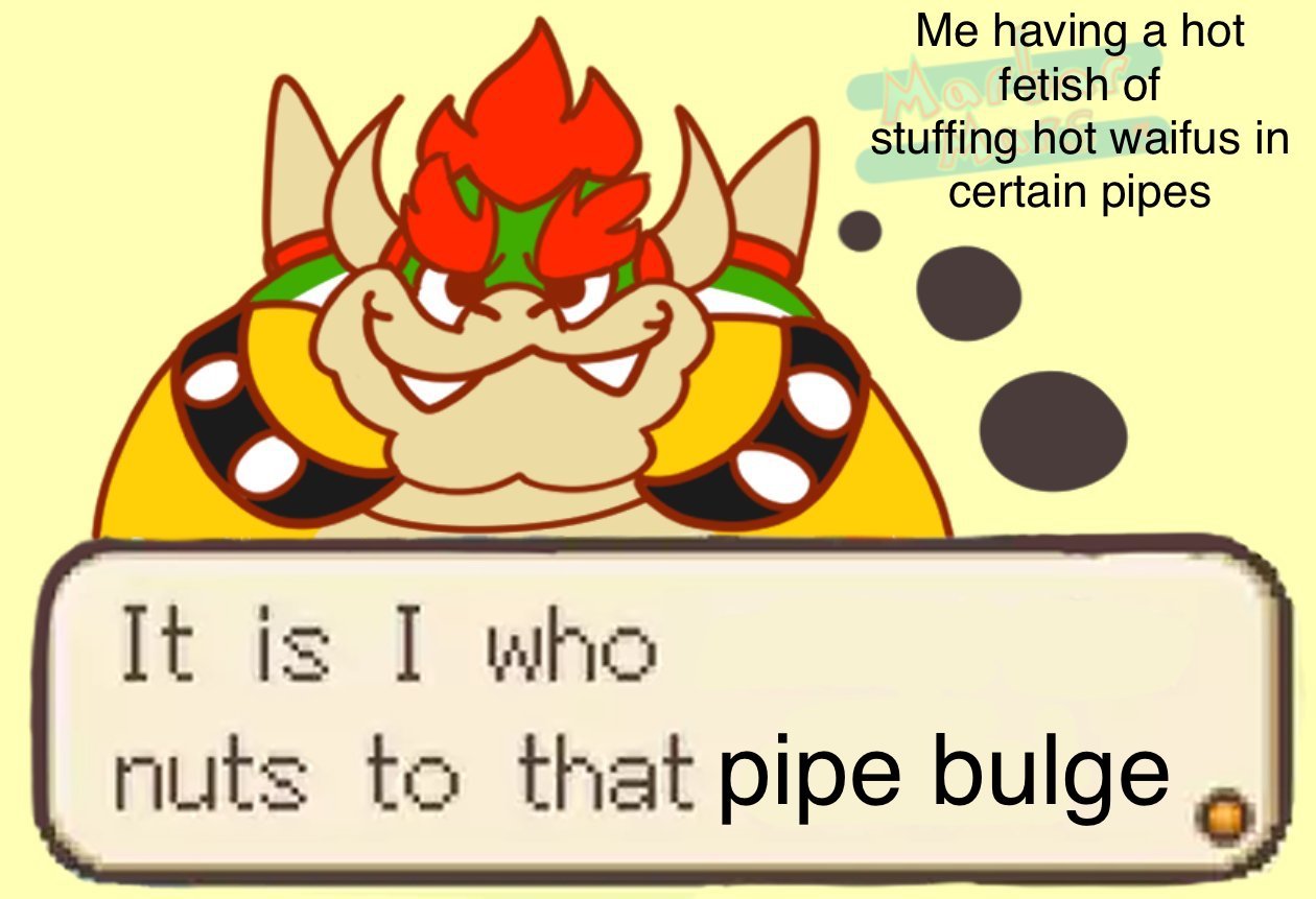 Sexy cum tribute of the Super Slurp Pipe bulge (With waifus) #ectBPxNp