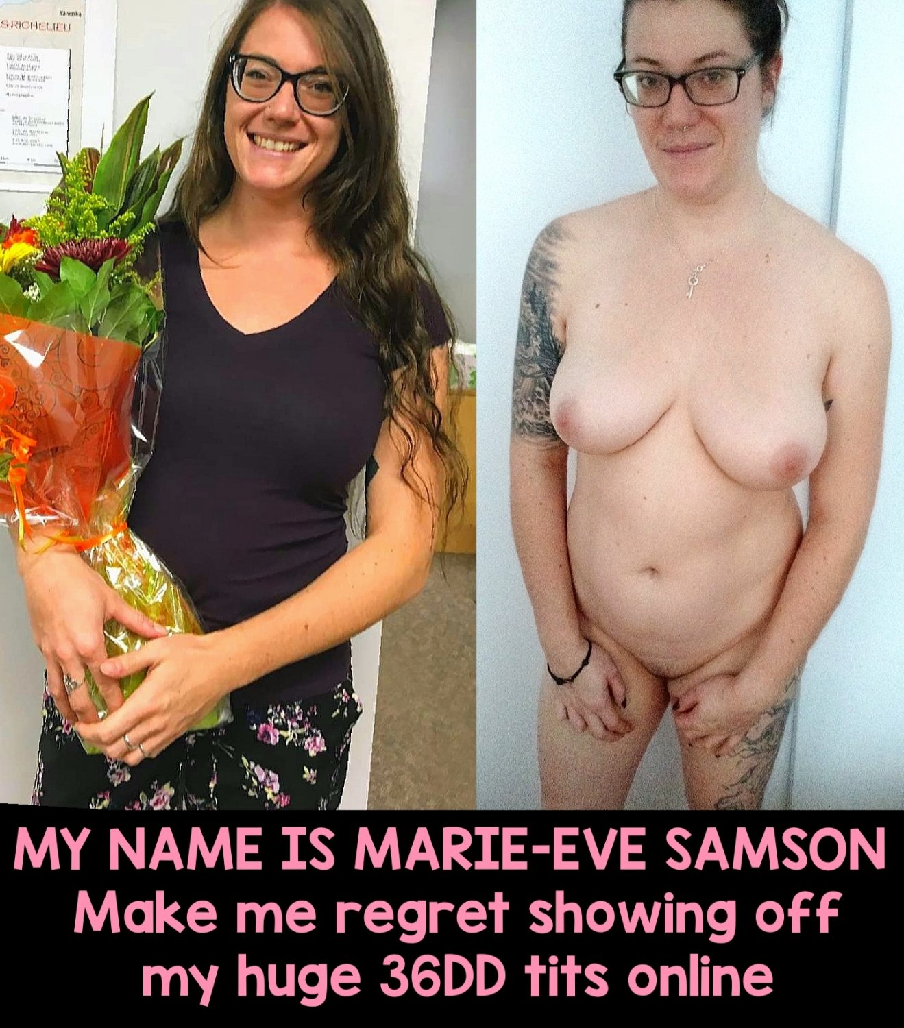 Let's make Marie-Eve S@ms0n famous in webslut history! #fe4Kfbch