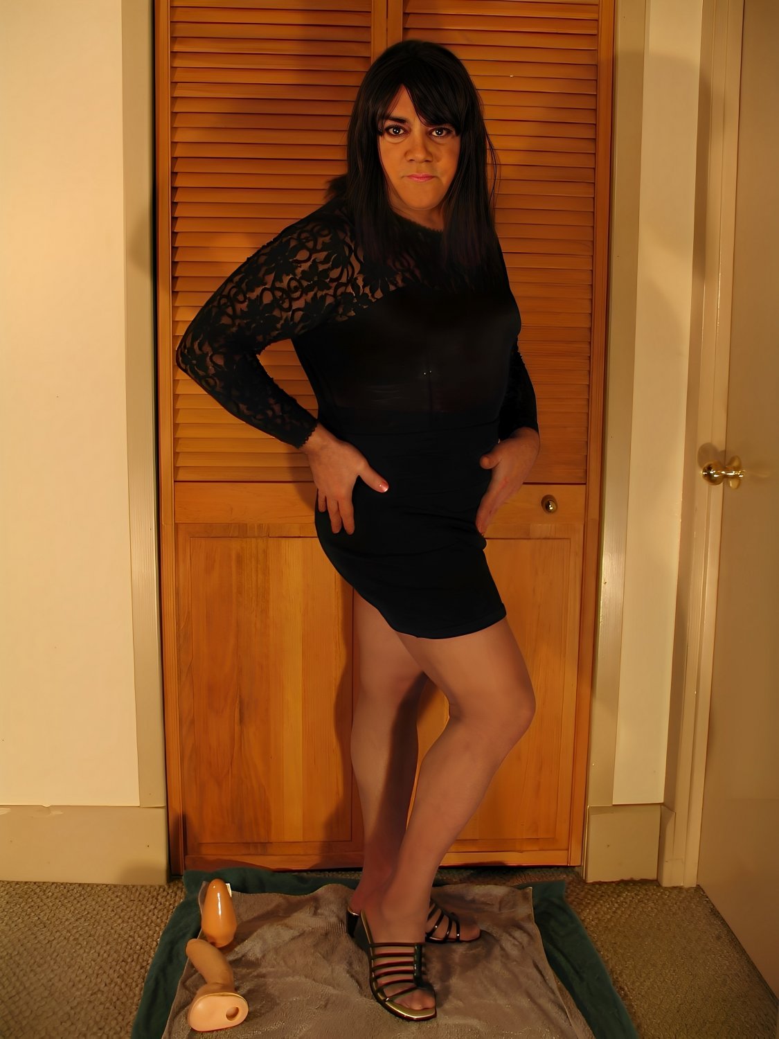 Crossdresser Sissy Jazmin Posing and Shoving a Dildo in my Sissyhole #g7UlHIM0